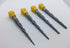 4PCS R0.5&1.0&1.5&2.0mm 2F D8 L100 HRC55 Tungsten Tapered Ball Nose End Mills bit - Extrusion and CNC