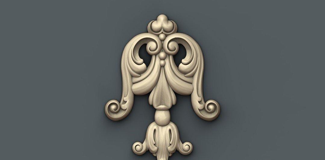 STL Format 3D Decoration Doors Patterns - 010 - Extrusion and CNC