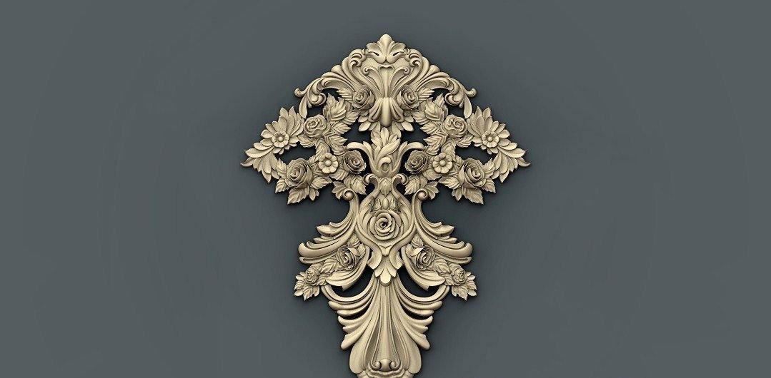 STL Format 3D Decoration Doors Patterns - 011 - Extrusion and CNC