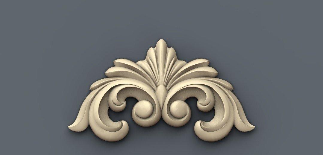 STL Format 3D Furniture Decoration - 021 - Extrusion and CNC