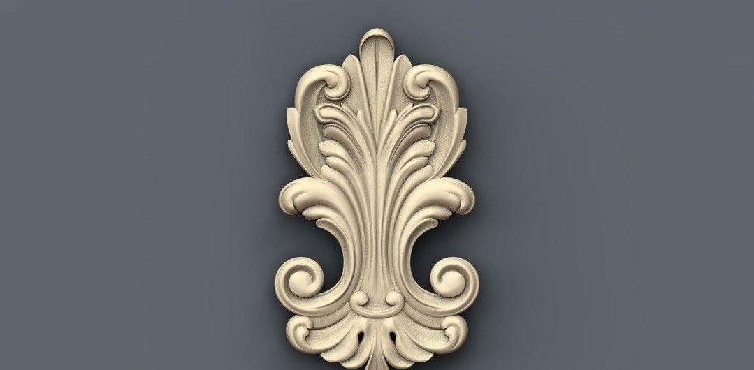 STL Format 3D Furniture Decoration - 025 - Extrusion and CNC