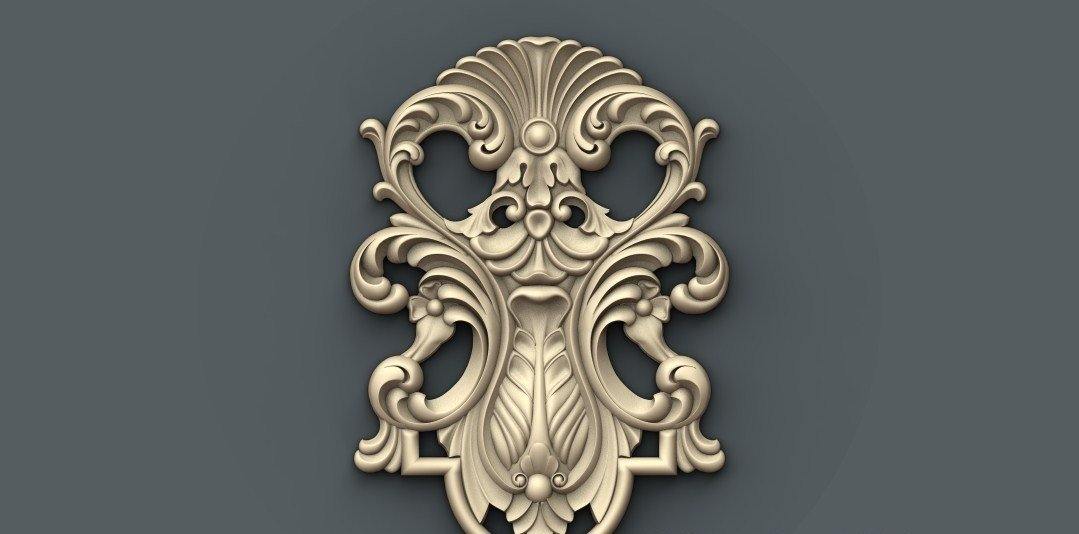 STL Format 3D Decoration Doors Patterns - 027 - Extrusion and CNC