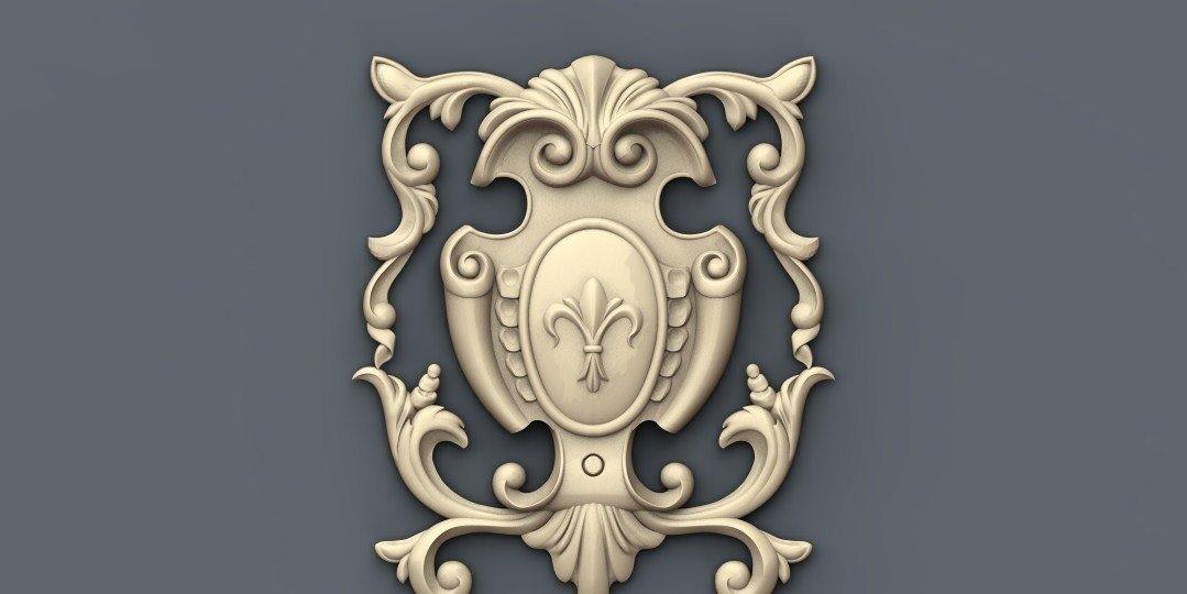 STL Format 3D Decoration Doors Patterns - 029 - Extrusion and CNC