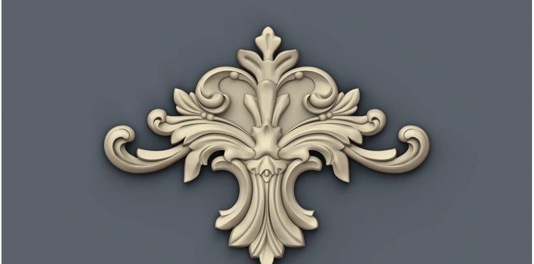 STL Format 3D Decoration Doors Patterns - 033 - Extrusion and CNC