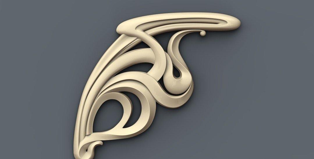 STL Format 3D Decoration Doors Patterns - 039 - Extrusion and CNC