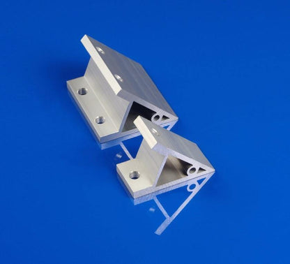 45 Degree corner 6060 Extrusion Bracket 4 hole 30 series - Pack of 1 - Extrusion and CNC