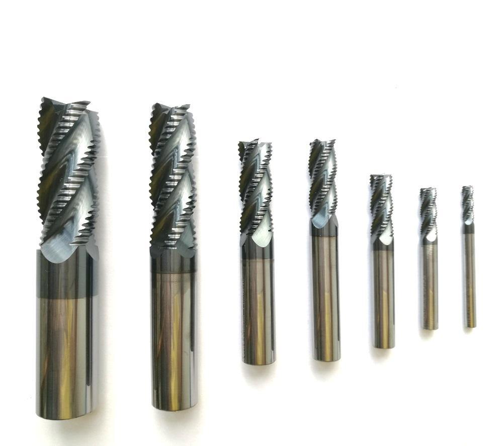 1Pcs HRC45 4F Solid Carbide roughing End Mills bit - Extrusion and CNC