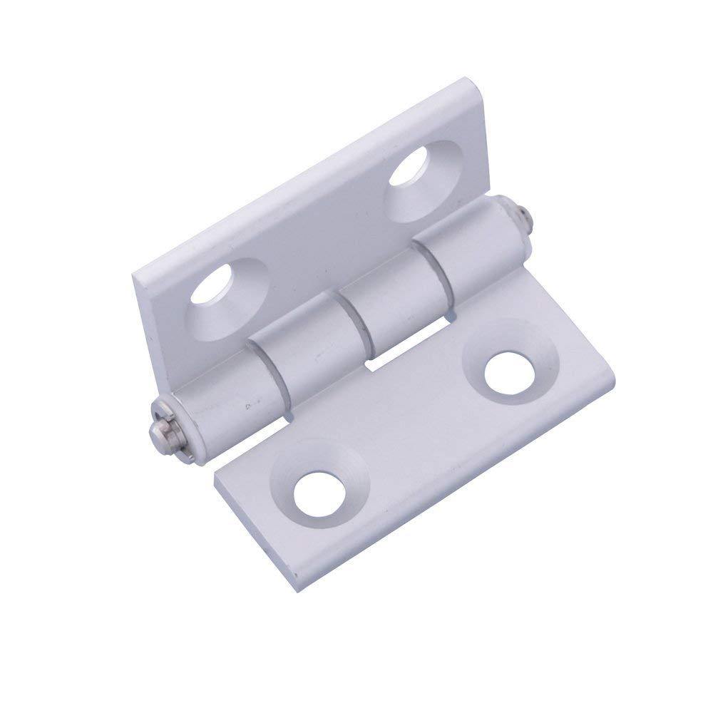 2020 4 Holes Finished aluminium Hinge 20 Series - Pack of 1 - Extrusion and CNC