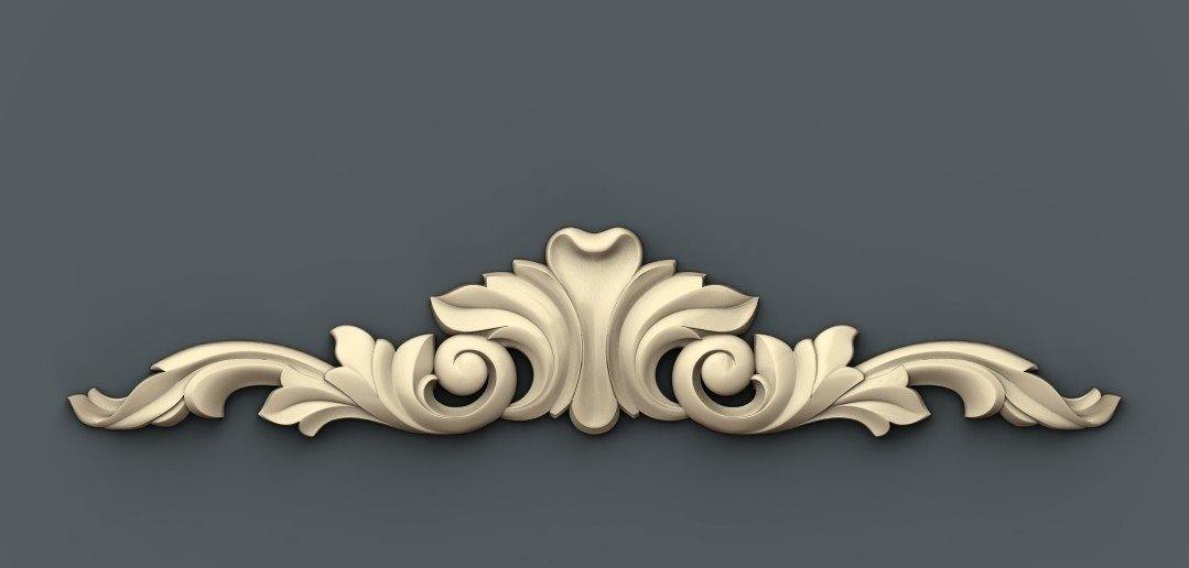 STL Format 3D Furniture Decoration - 055 - Extrusion and CNC