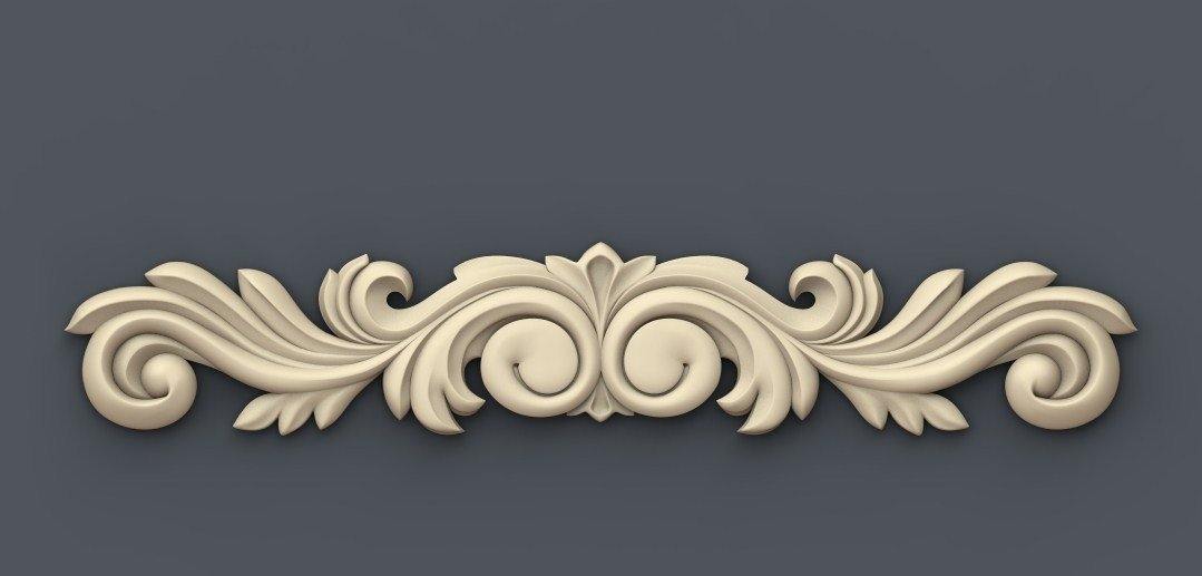 STL Format 3D Decoration Doors Patterns - 055 - Extrusion and CNC