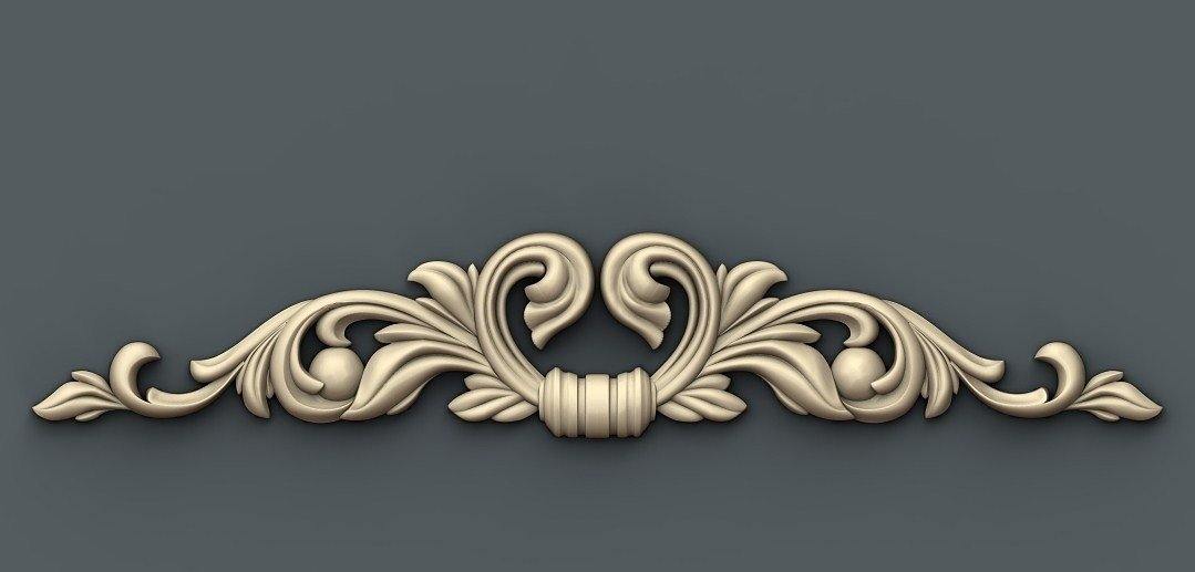 STL Format 3D Furniture Decoration - 056 - Extrusion and CNC