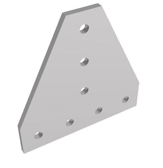 7T Bolts Reinforcement Connection plate   4040 (7 Tee  Joining plate)
