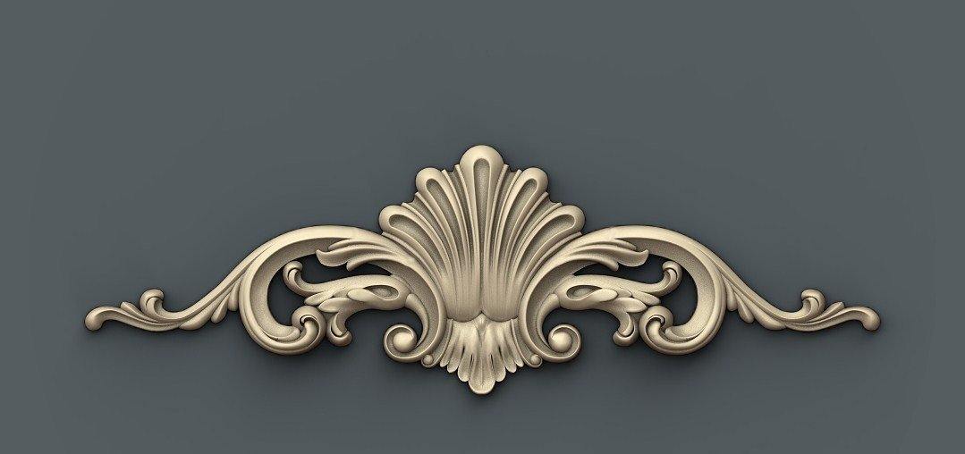 STL Format 3D Decoration Doors Patterns - 009 - Extrusion and CNC