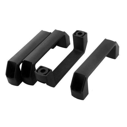 Black Aluminium Handle for Aluminium Profile Accessories 90 mm - Pack of 1 - Extrusion and CNC