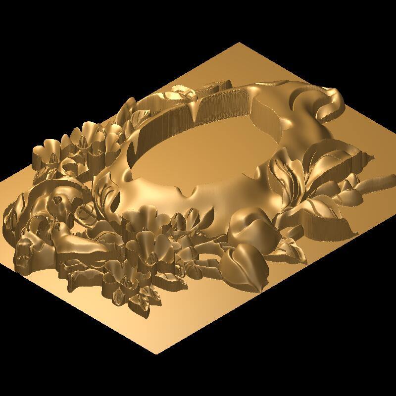 STL Format 3D  Ashtray - 024 - Extrusion and CNC