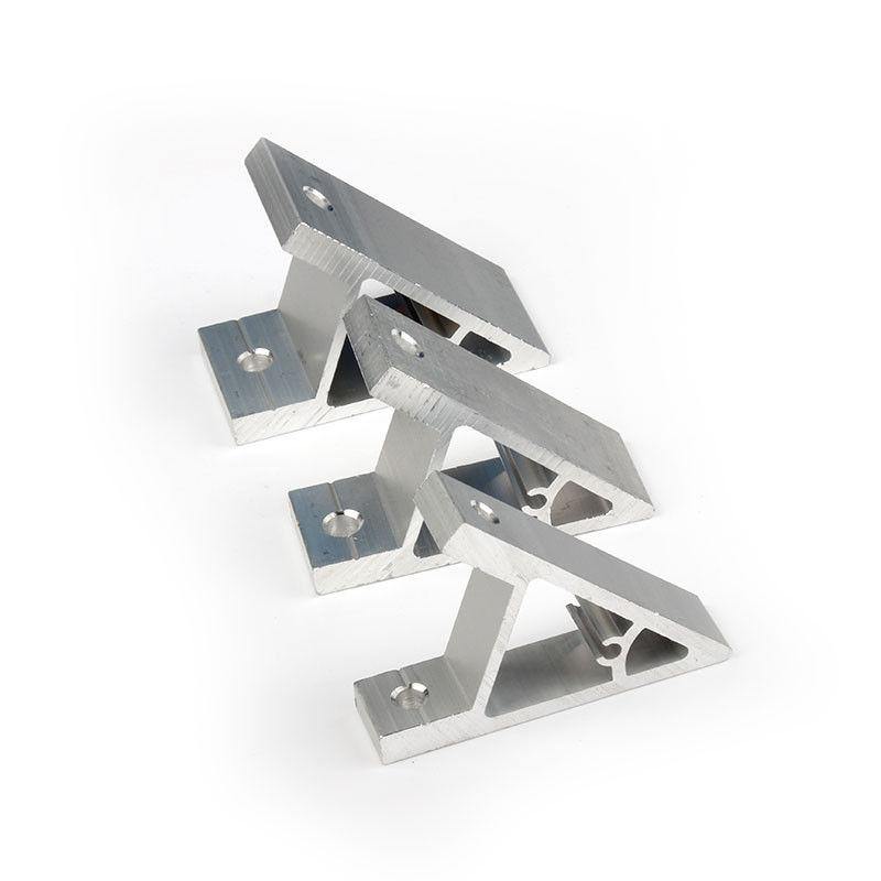 45 Degree corner 4040 Extrusion Bracket 2 hole 40 series - Pack of 1 - Extrusion and CNC