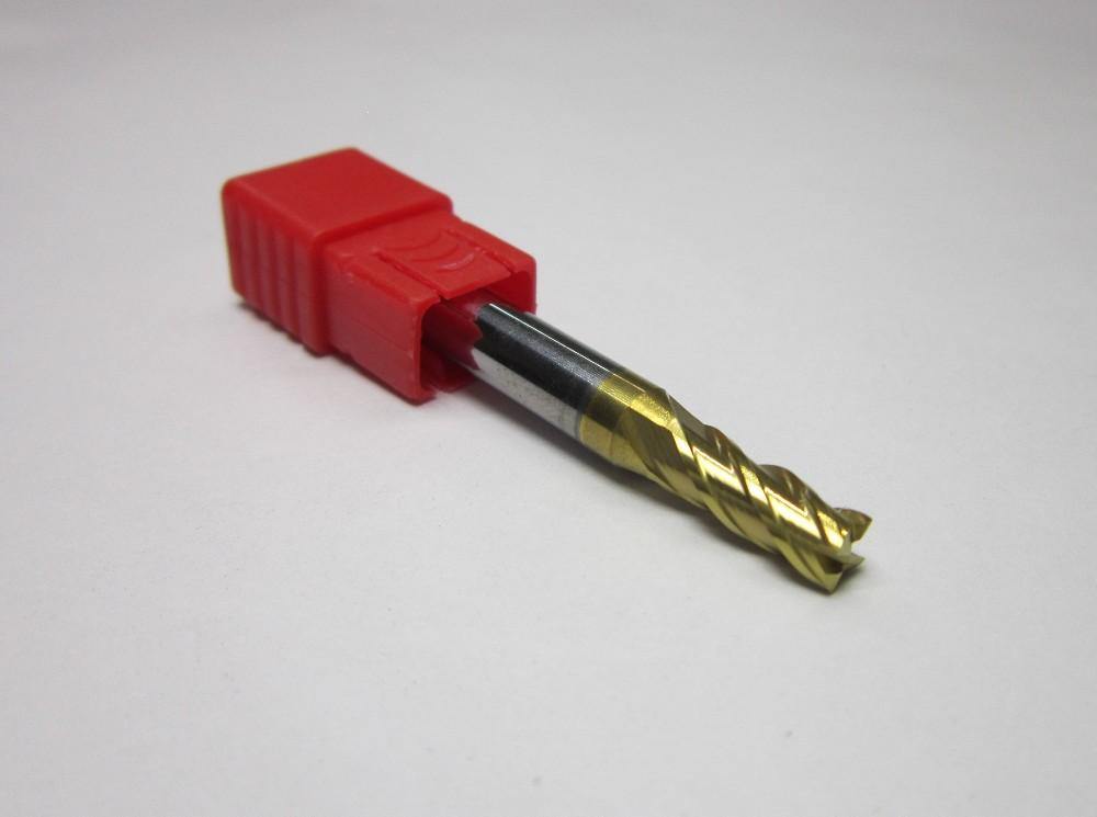 1PCS 5MM HRC62 4F Tungsten Carbide End Mills bit - Extrusion and CNC