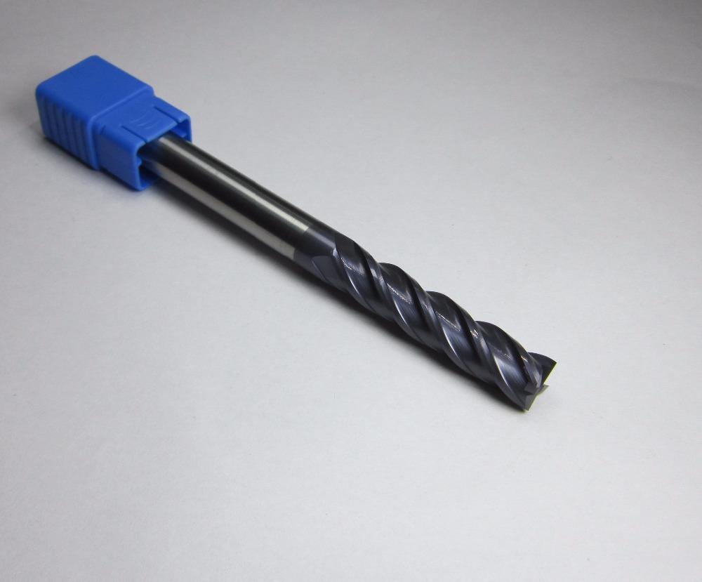 4PCS 4 flutes HRC45 extra long shank L-150mm tungsten carbide end mills set bit - Extrusion and CNC