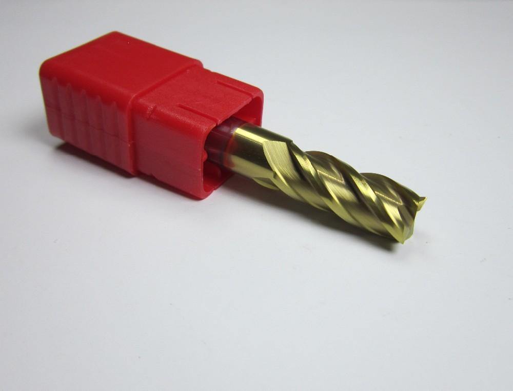 1PCS 8MM HRC62 4F Tungsten Carbide End Mills bit - Extrusion and CNC