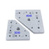 30 series Plate Connection for Wheel 3030-M12 -Pack of 2PCS - Extrusion and CNC
