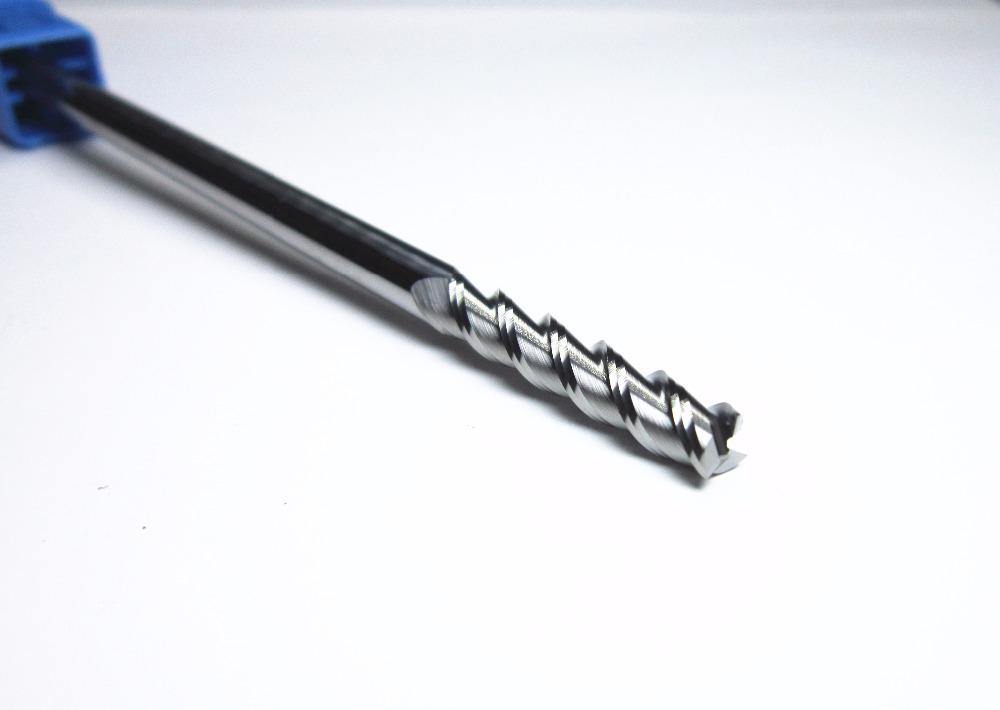 1PCS 6MM 3 flutes HRC45 extra long shank L-150mm for aluminium tungsten carbide end mills bit - Extrusion and CNC