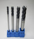4PCS 4 flutes HRC45 long shank length 100mm tungsten carbide end mills set bits - Extrusion and CNC