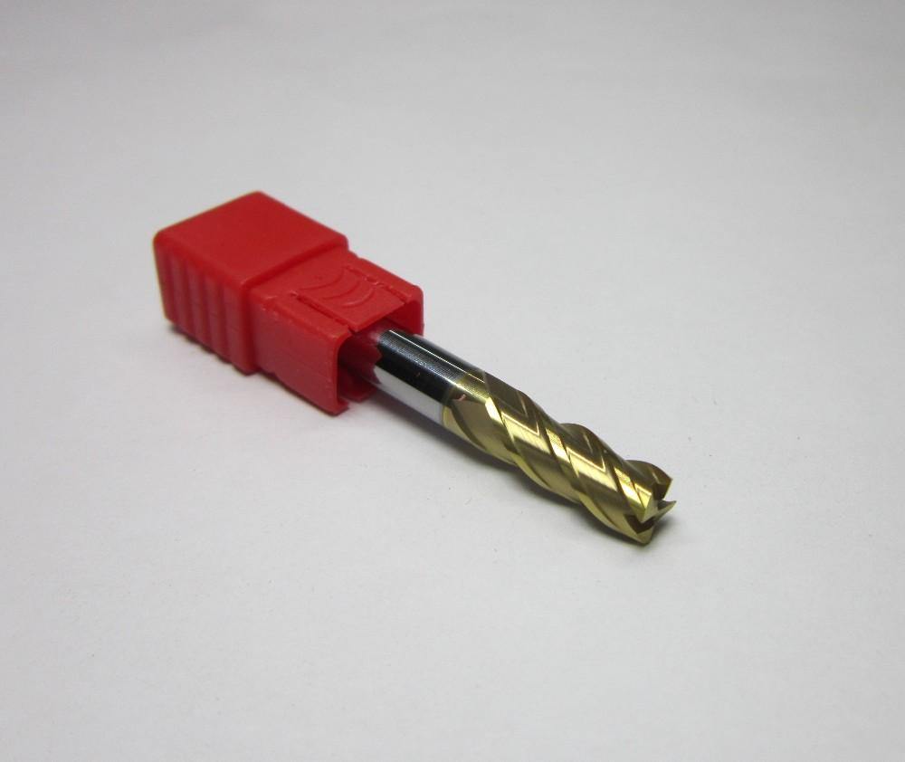 1PCS 2mm HRC62 4 flutes Tungsten Carbide End Mills milling cutter bits - Extrusion and CNC