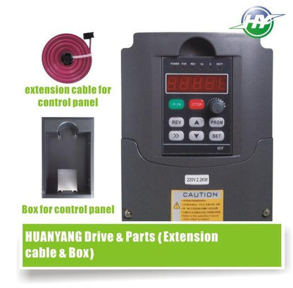 2.2KW 2200W 3hp 400Hz variable frequency drive VFD inverter for spindle motor (Original Huanyang inverters) - Extrusion and CNC