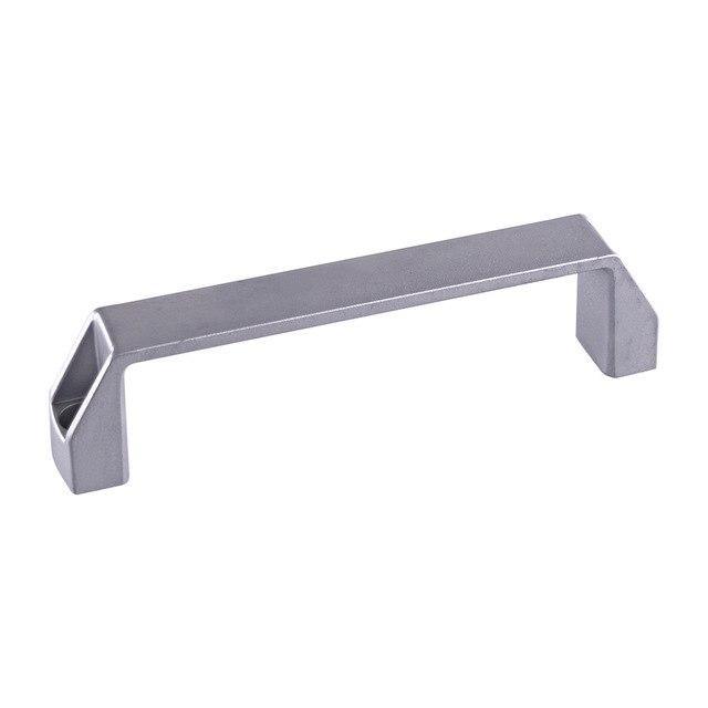 Aluminium Handle for Aluminium Profile Accessories 90 mm silver - Pack of 1 - Extrusion and CNC