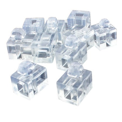 45 Series Aluminium fittings Spacer Partitions Glass connection block type A -Pack of 1 - Extrusion and CNC