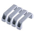 Aluminium Handle for Aluminium Profile Accessories 90 mm silver - Pack of 1 - Extrusion and CNC